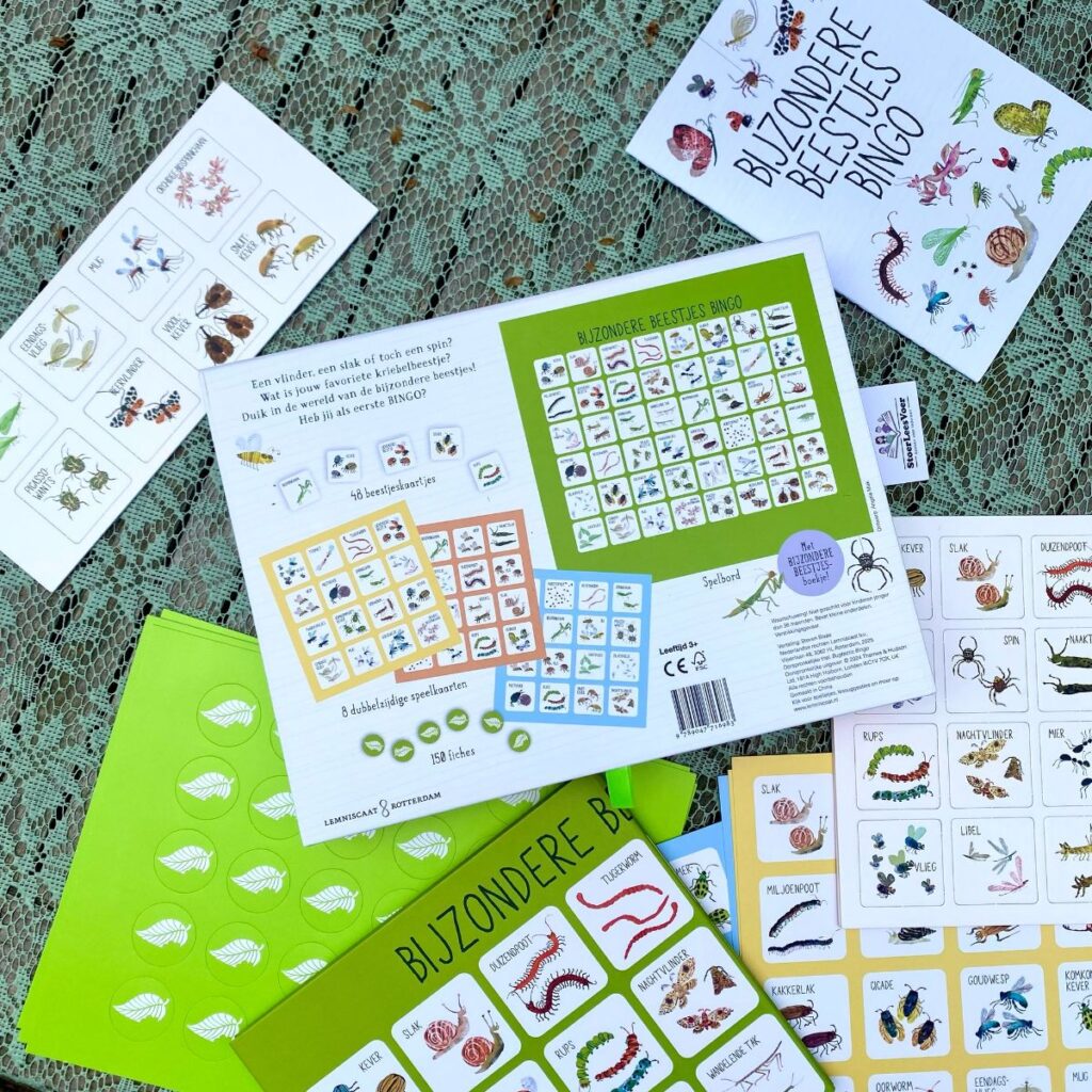 Bijzondere beestjes bingo yuval zommer achterkant cover omslag spel boek