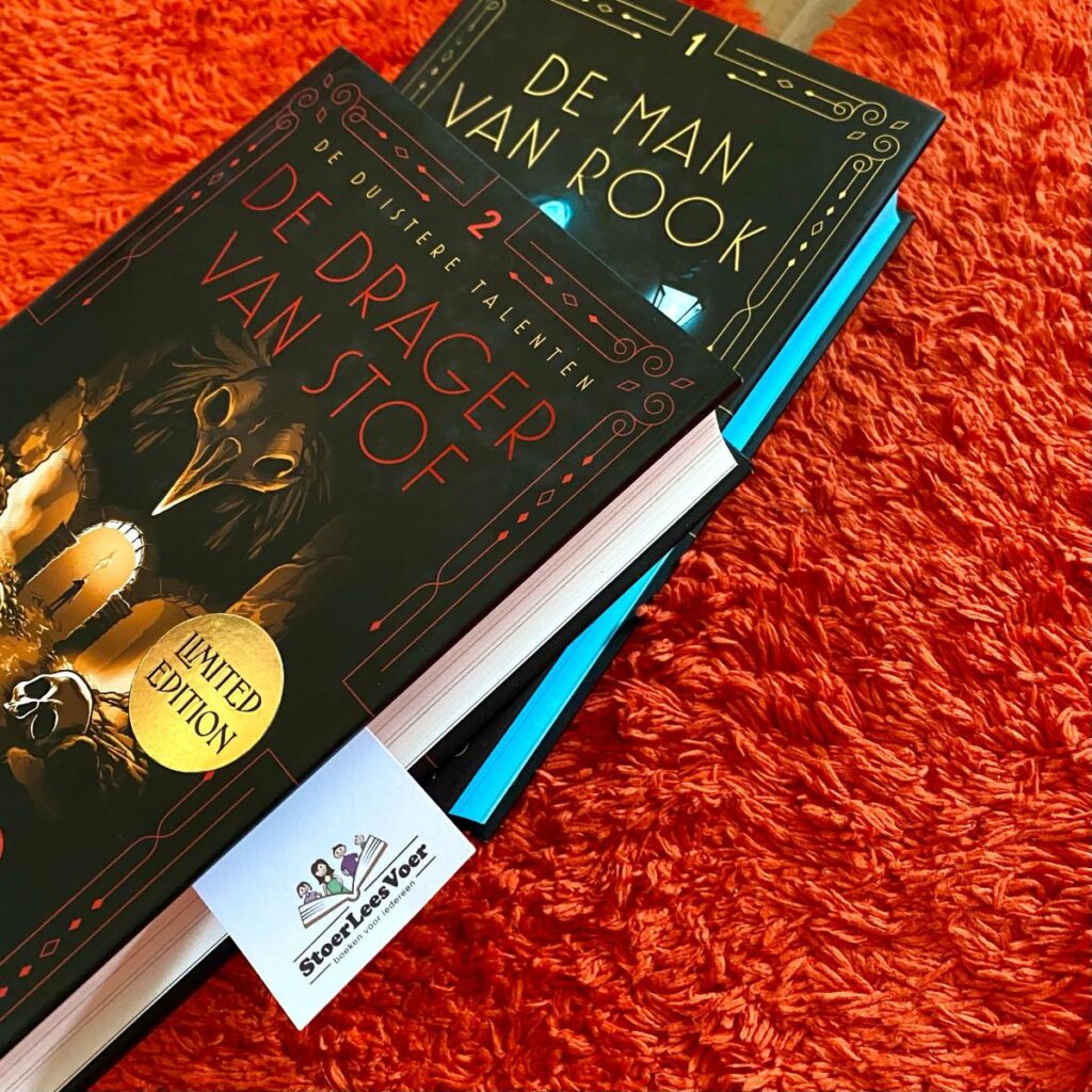 De drager van stof de duistere talenten 2 voorkant cover omslag boek j.m.miro de man van rook