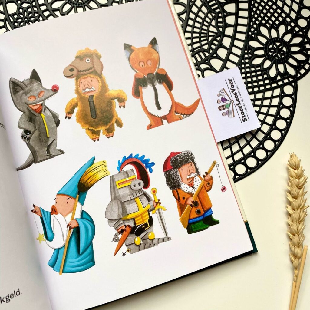 de drie biggen illustratie yoeri slegers