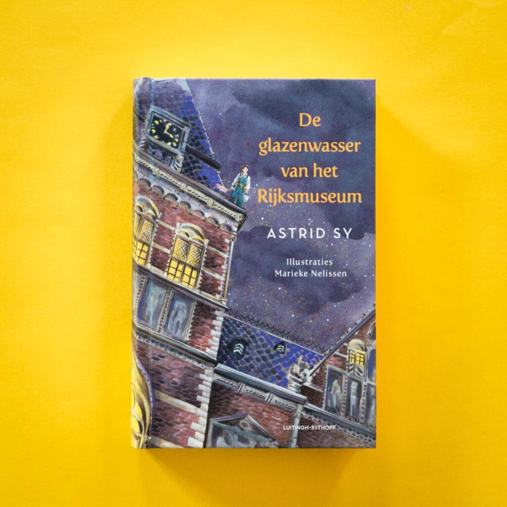 voorkant De glazenwasser van het Rijksmuseum Door Astrid Sy