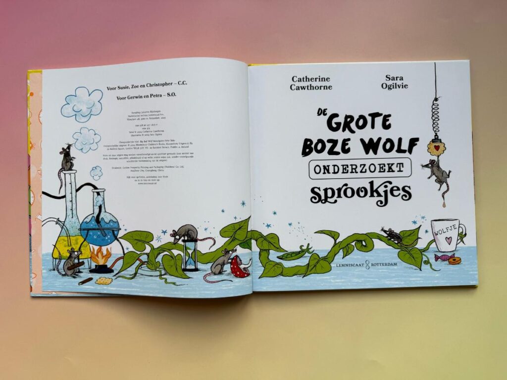 De grote boze wolf onderzoekt sprookjes