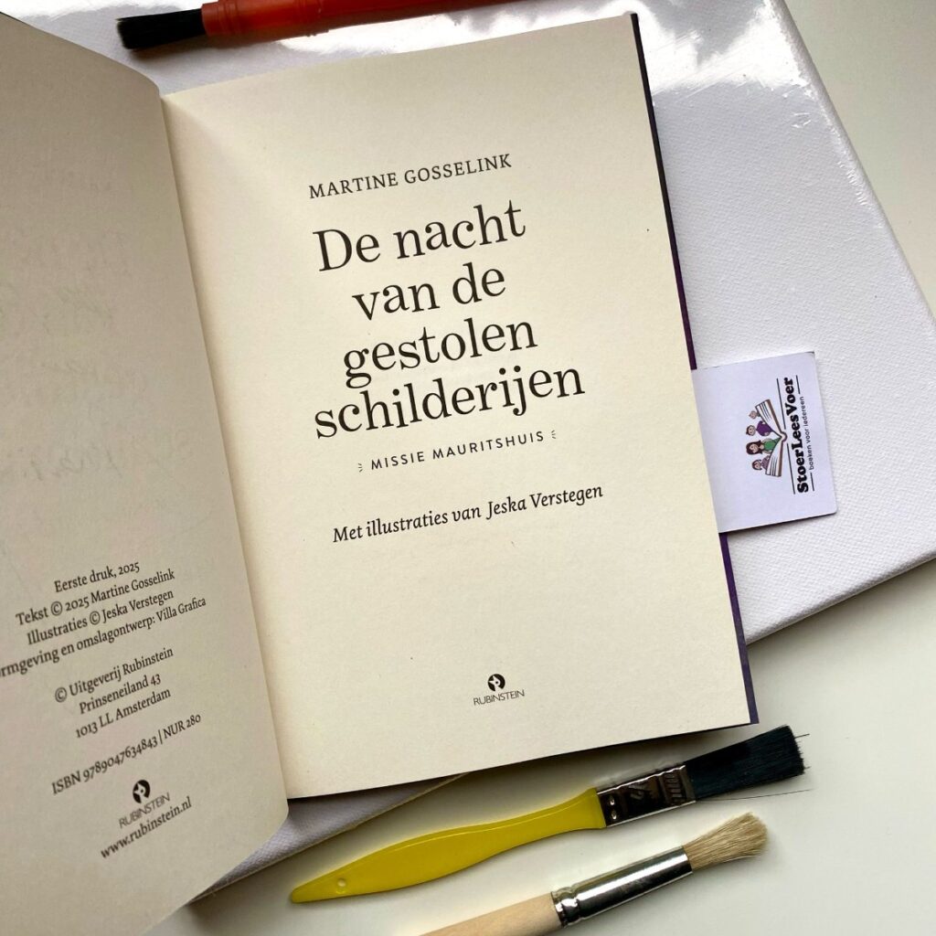 titelblad martine gosselink boek missie mauritshuis