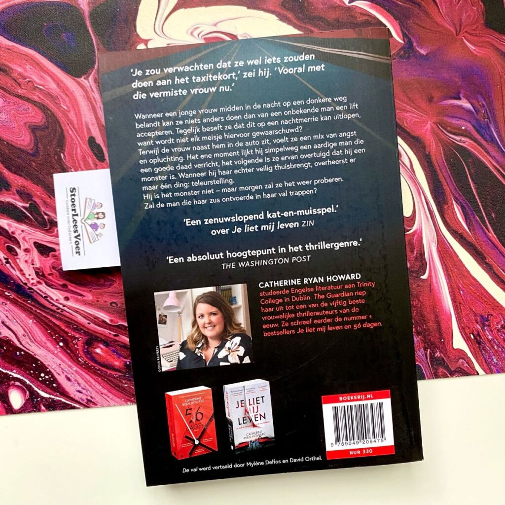 De val catherine ryan howard thriller achterkant achterflap samenvatting synopsis cover omslag boek