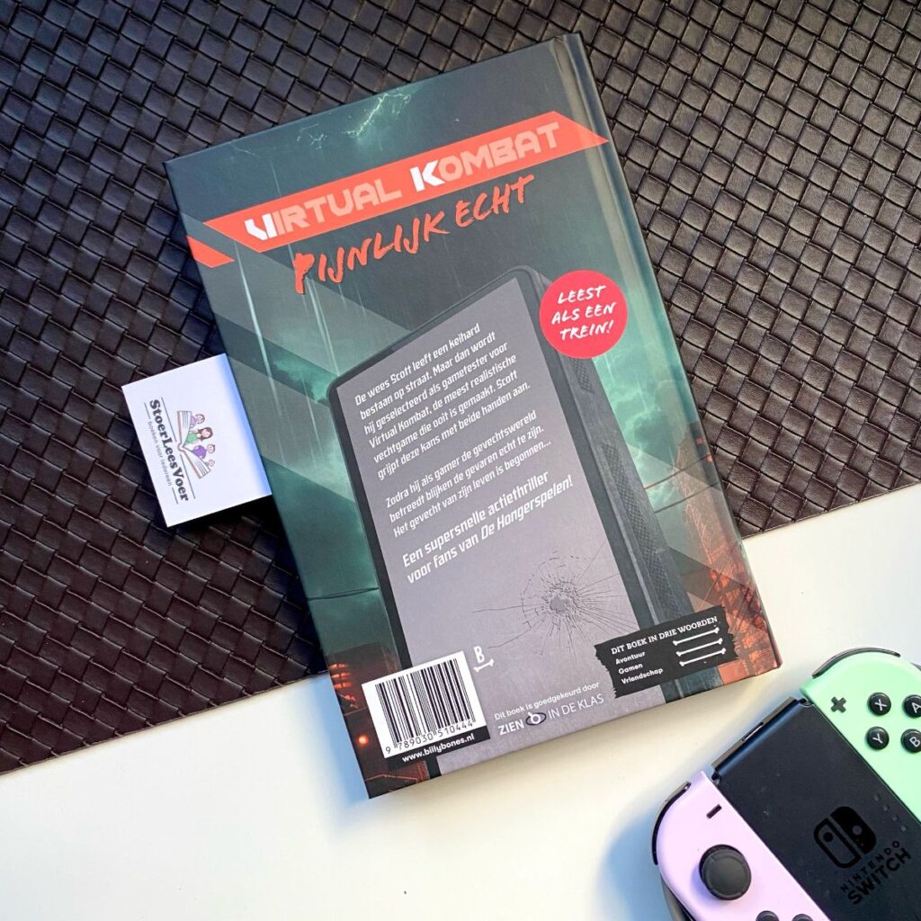 gamer virtual combat 1 achterkant boek cover omslag achterflap samenvatting synopsis chris bradford