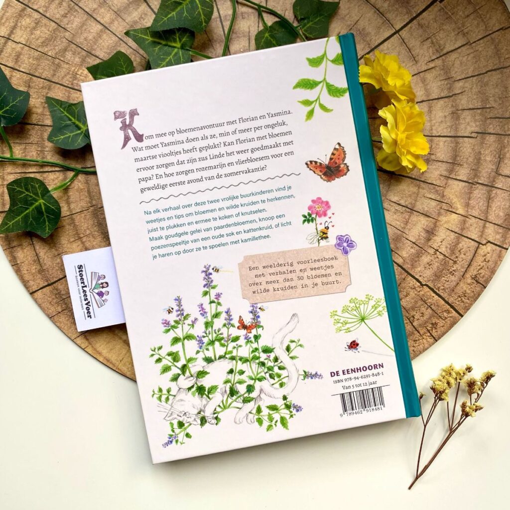 Het grote bloemenboek achterkant cover omslag reine de pelseneer suzan t'hooft achterflap samenvatting synopsis