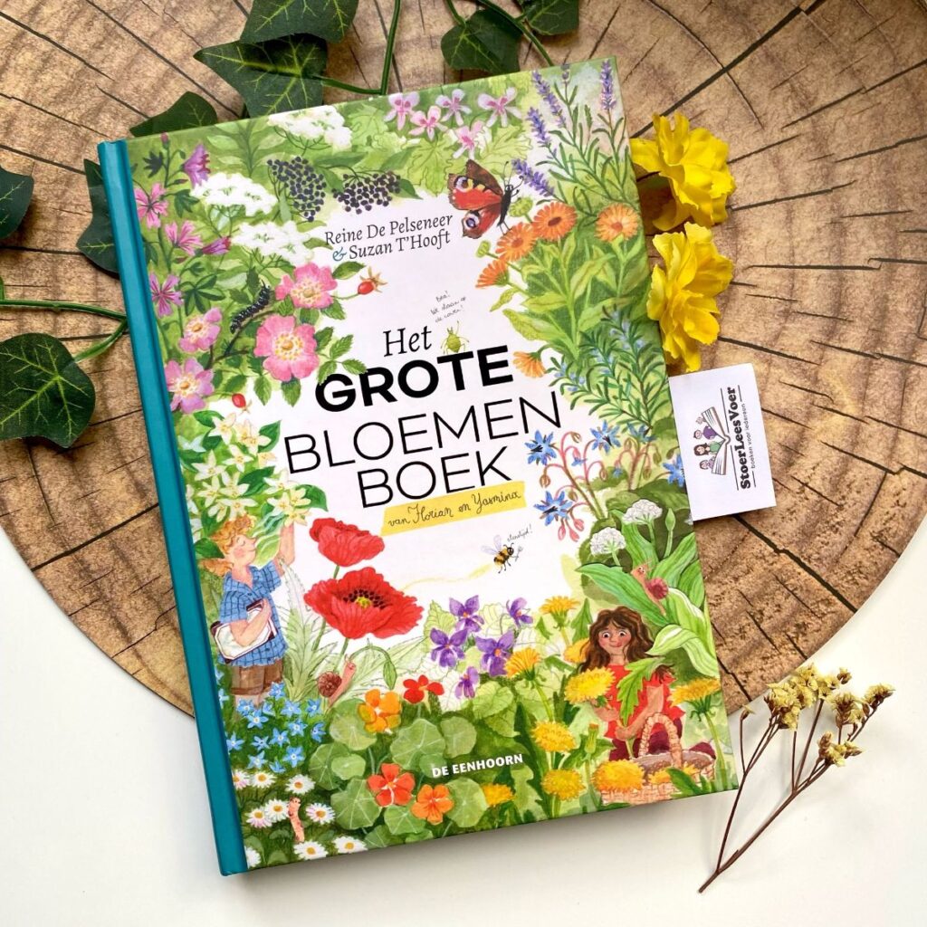 Het grote bloemenboek voorkant cover omslag reine de pelseneer suzan t'hooft