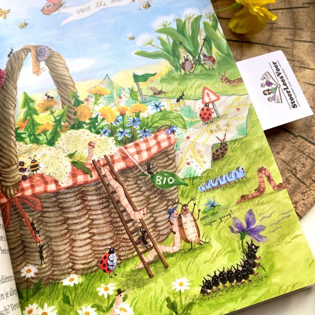 Het grote bloemenboek illustraties