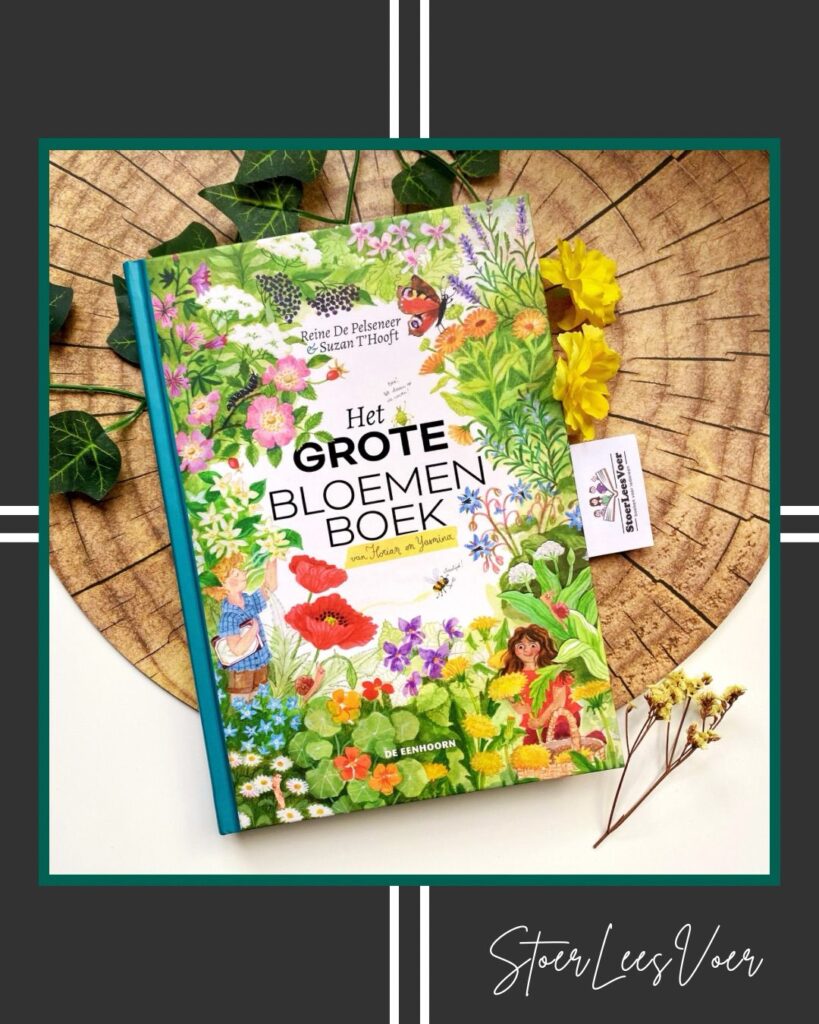 Het grote bloemenboek voorkant cover omslag reine de pelseneer suzan t'hooft