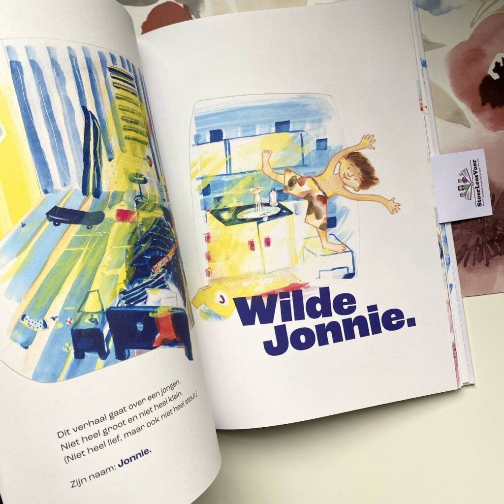 Jonnie en alles wat woest is tekst en illustraties