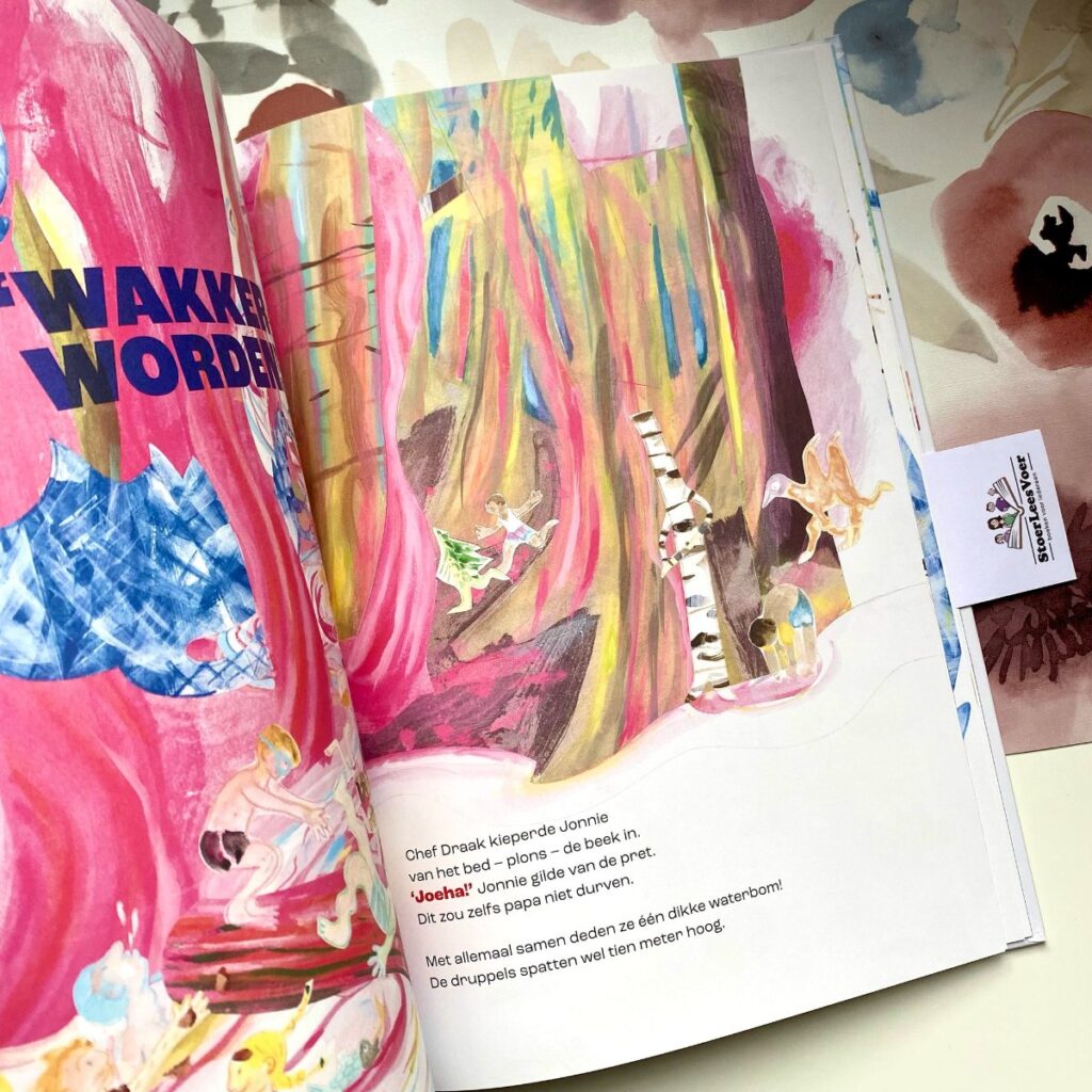 Jonnie en alles wat woest is tekst en illustraties