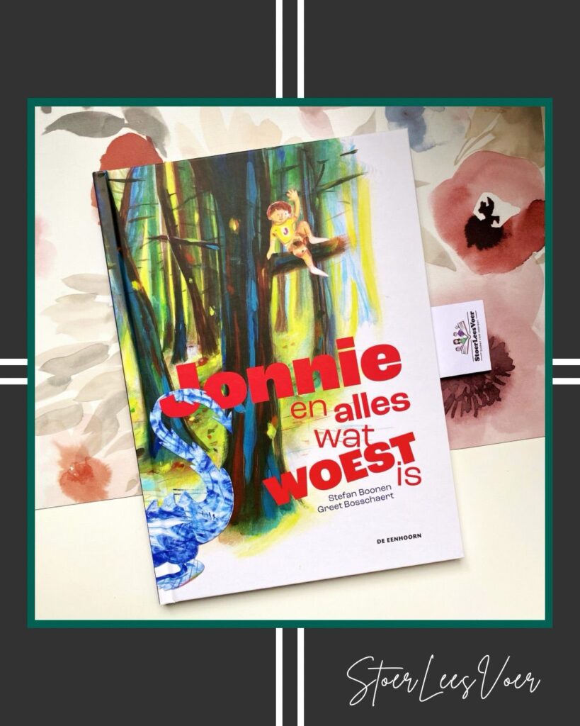 Jonnie en alles wat woest is voorkant cover omslag prentenboek stefan boonen greet bosschaert