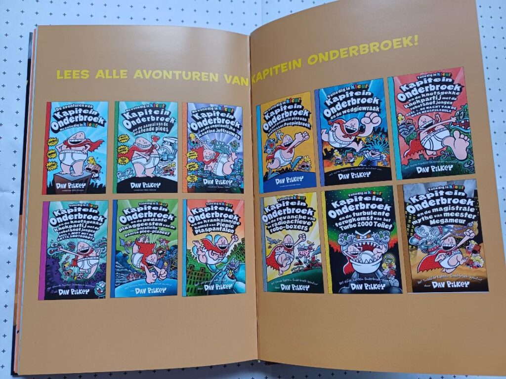 alle boeken van Kapitein Onderbroek