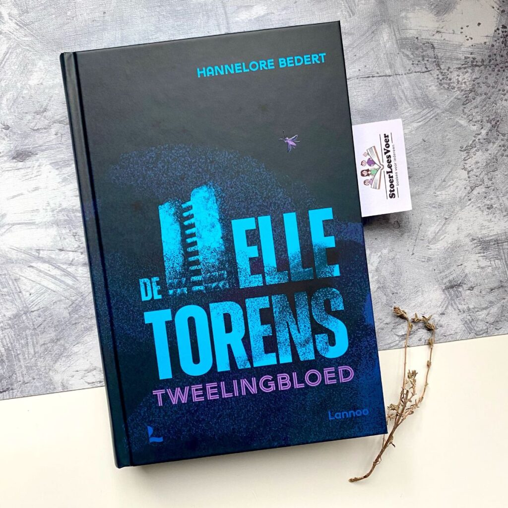 De Helletorens tweelingbloed Hannelore Bedert dystopie deel 1 voorkant cover omslag kaft boek