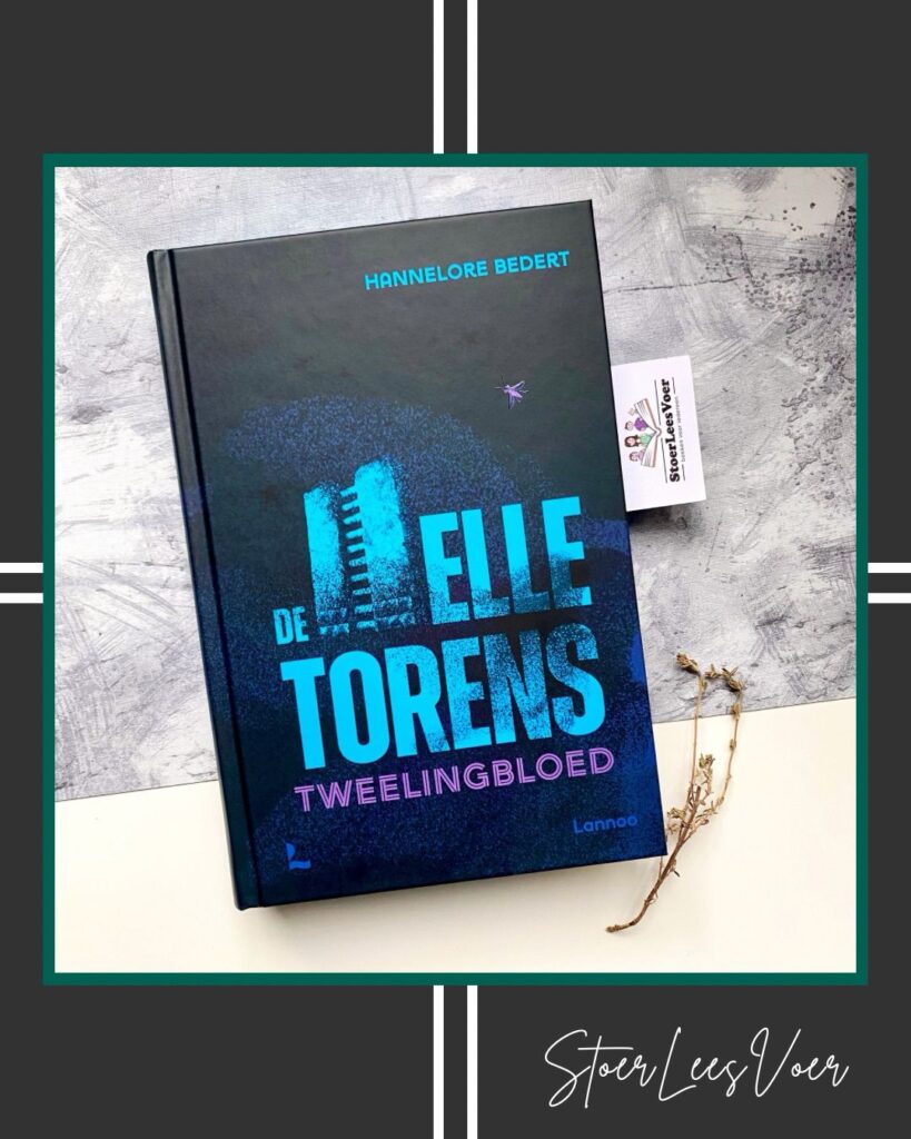 De Helletorens tweelingbloed Hannelore Bedert dystopie deel 1 voorkant cover omslag kaft boek