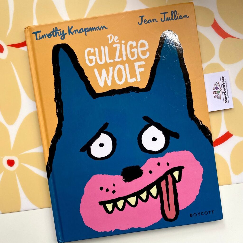 De gulzige wolf voorkant cover omslag prentenboek timothy knapman jean jullien