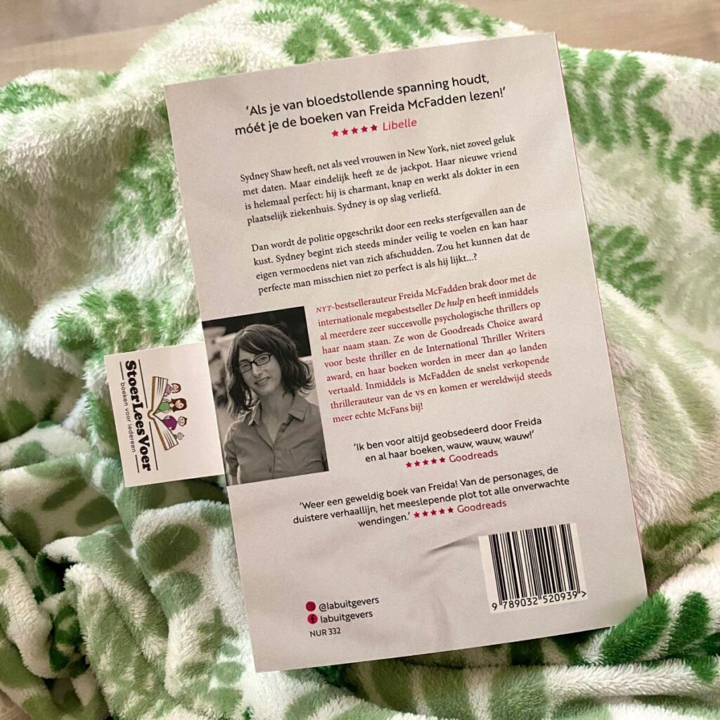 De vriend freida mcfadden thriller achterkant samenvatting achterflap synopsis cover omslag kaft boek