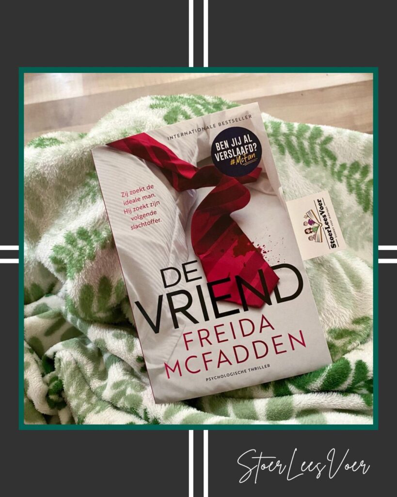 De vriend freida mcfadden thriller voorkant cover omslag kaft boek