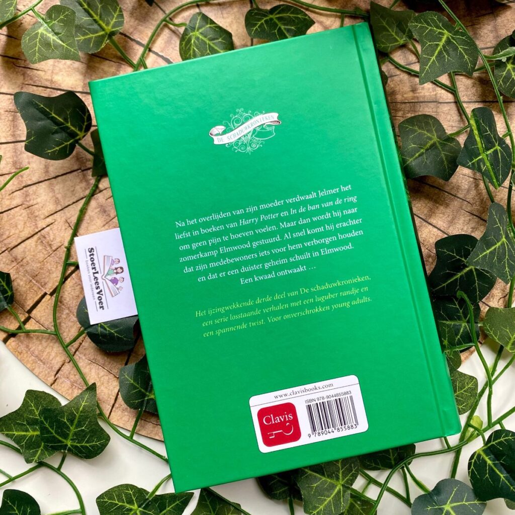 Elmwood cover omslag boek jeroen van berckum achterkant achterflap synopsis samenvatting