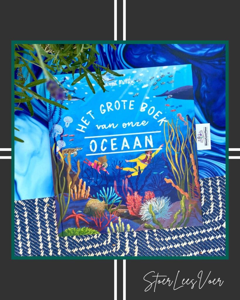 Het grote boek van onze oceaan voorkant cover omslag kaft weetjesboek blanca millan