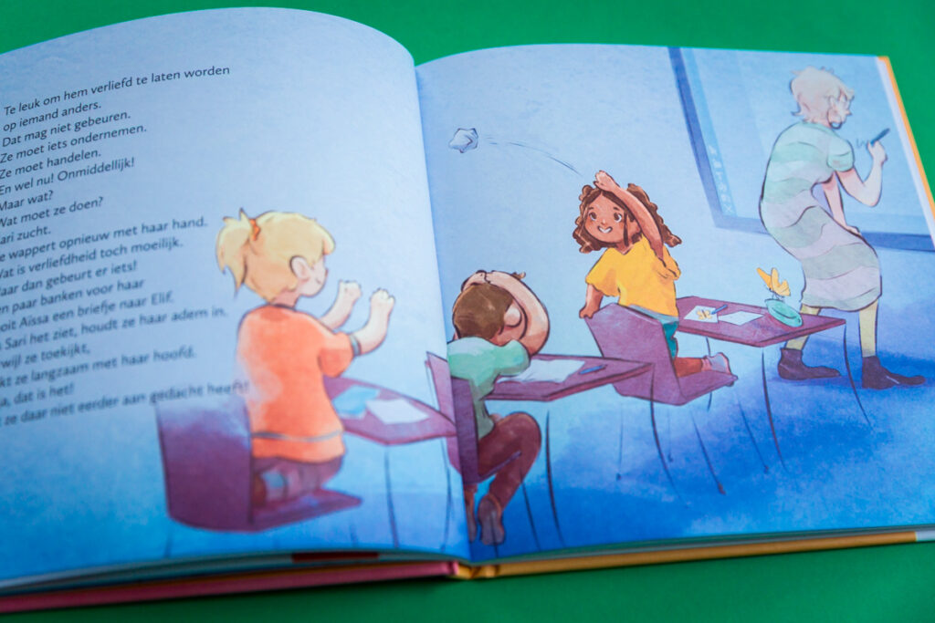 illustratie uit Kloppend Hart door Tara Meers