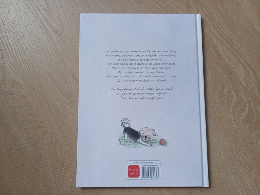 Mijn vogelvriendje Victor - achterkant