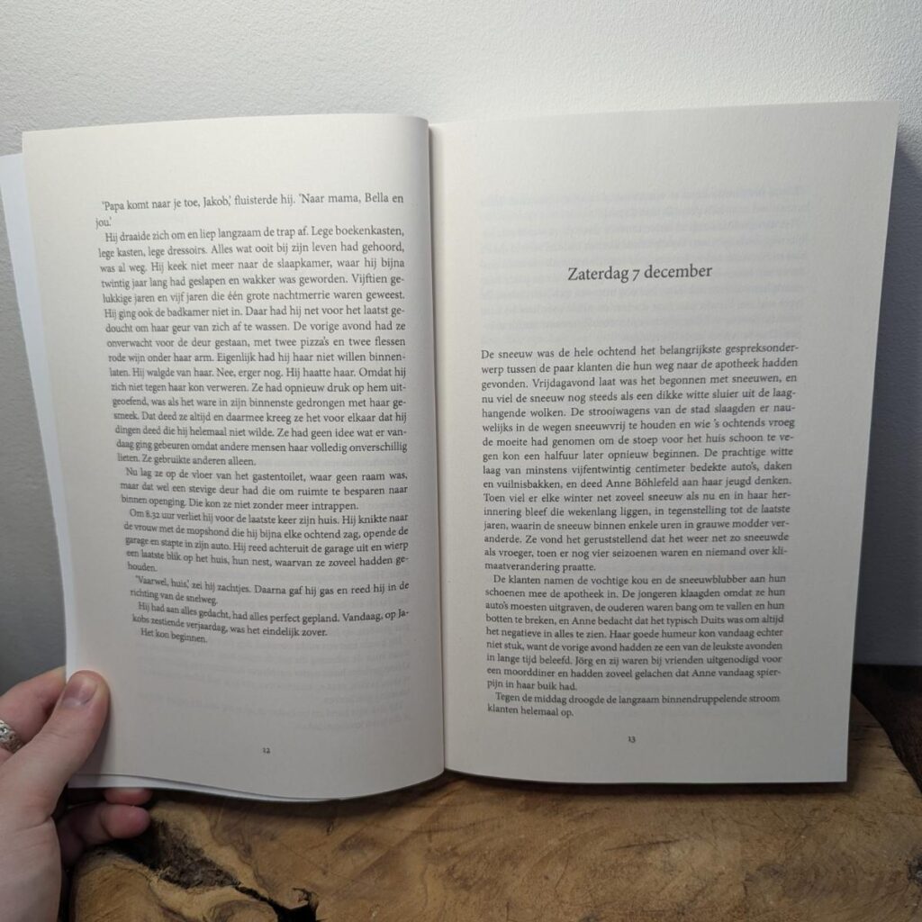 opmaak van het boek