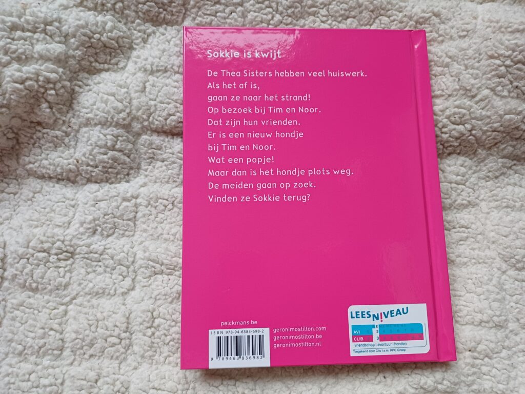 Sokkie is kwijt - achterkant