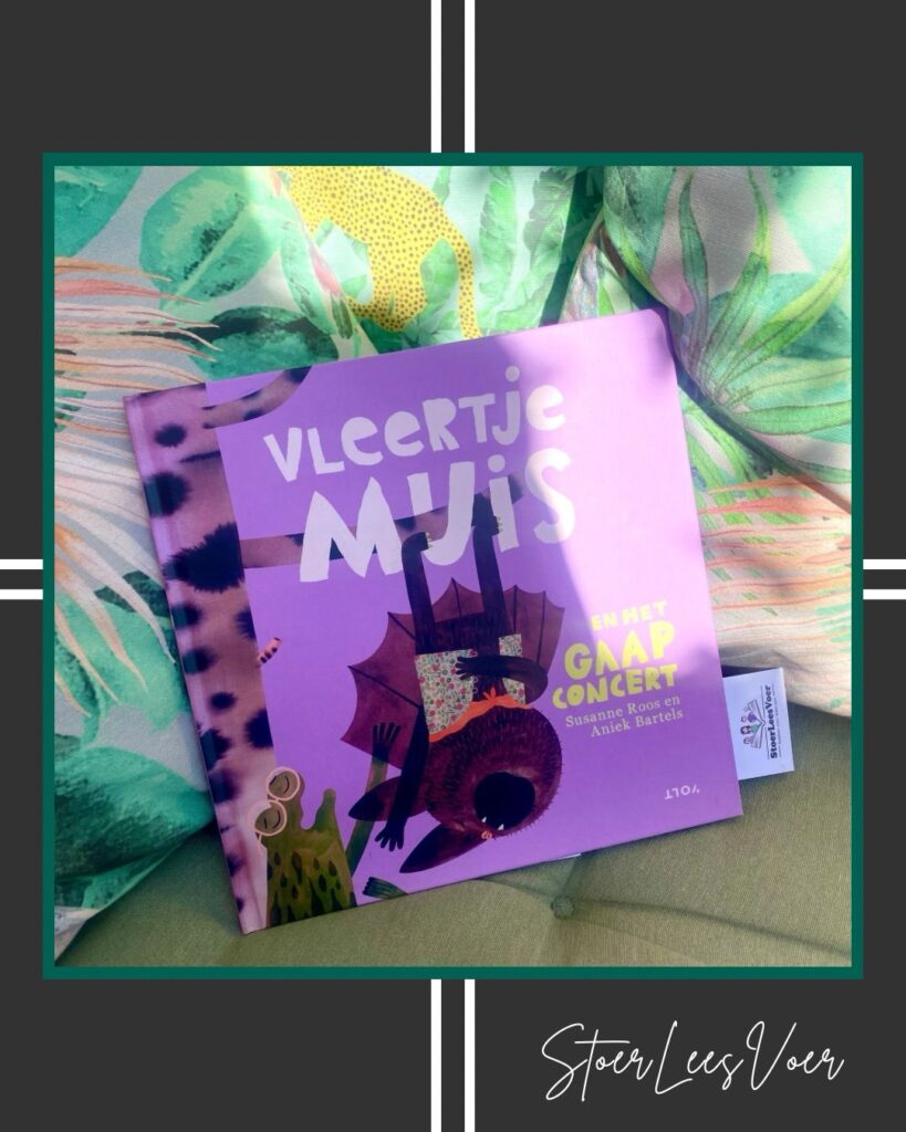 Vleertje muis en het gaapconcert voorkant cover boek omslag anniek bartels susanne roos