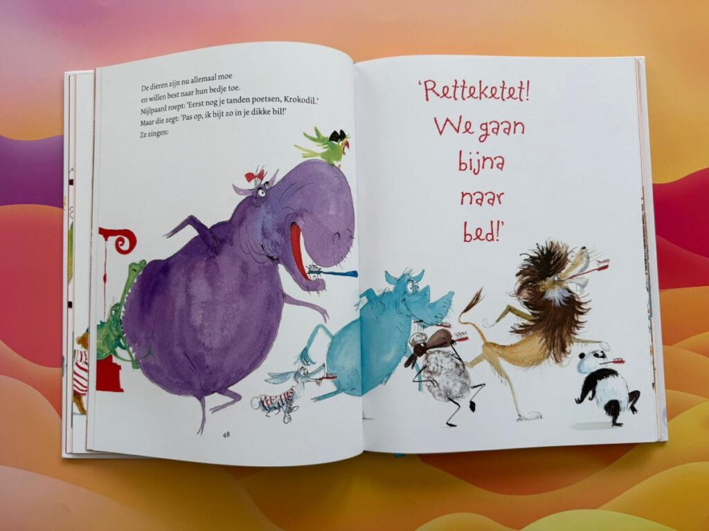 dieren in een optocht