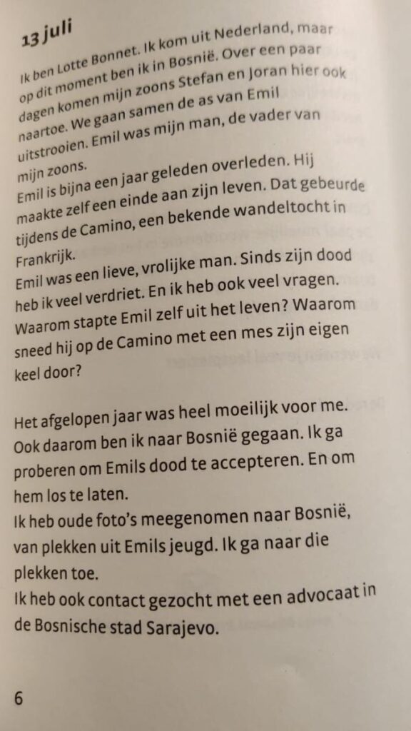 eerste blz de camino leeslicht