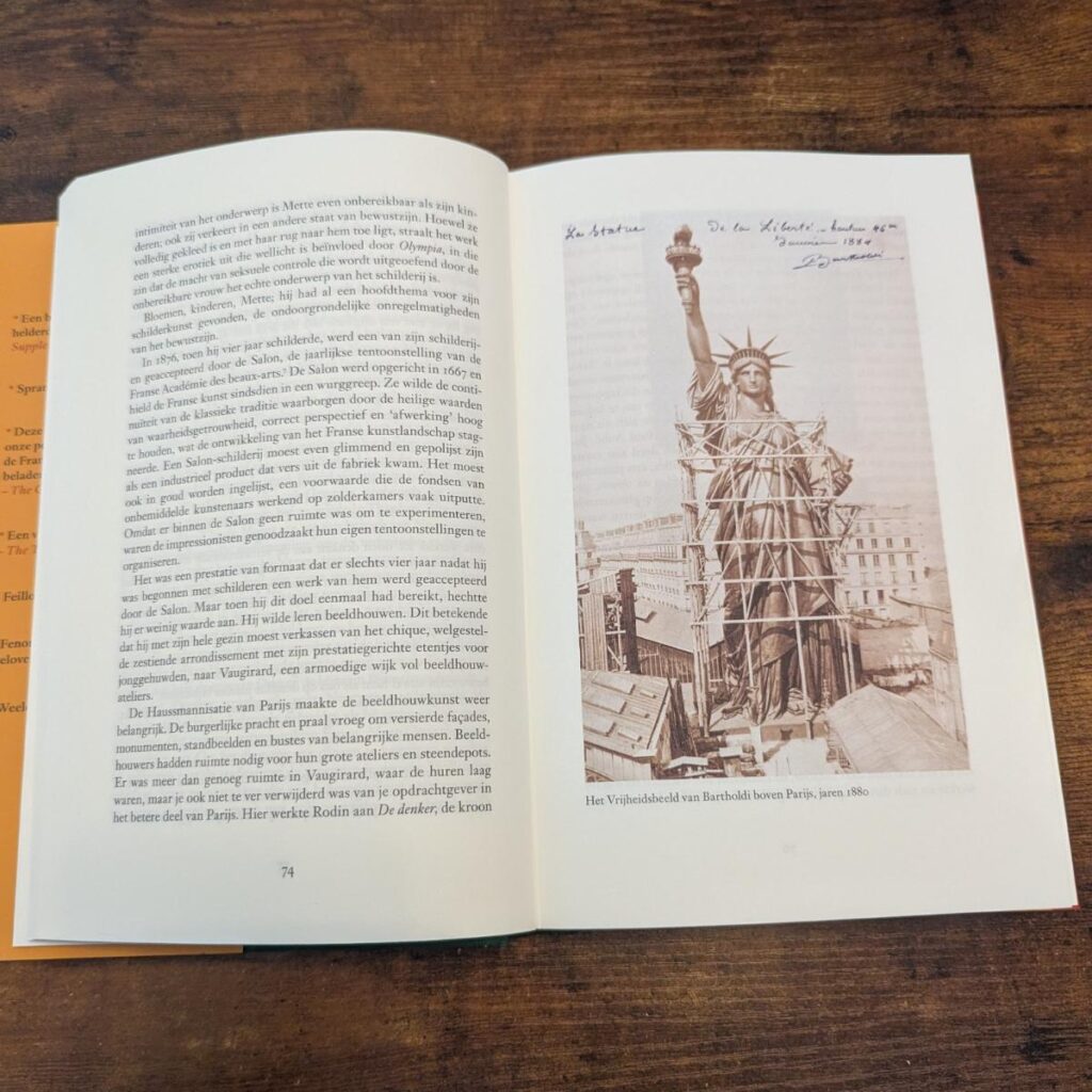 in het boek opmaak