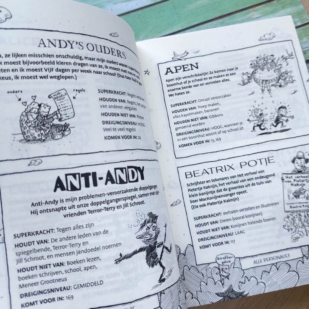 de schatkist van de waanzinnige boomhut  andy's ouders en apen