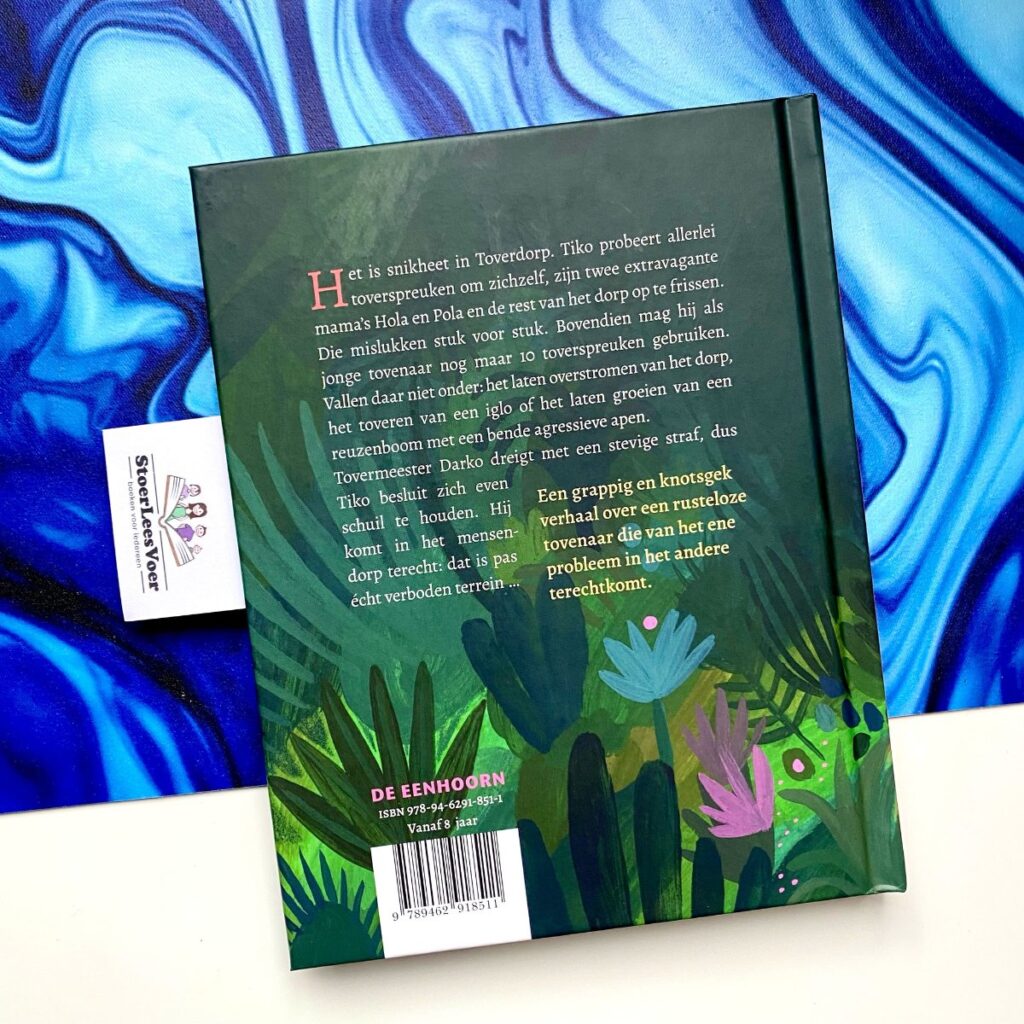 De getikte tovenaar en het gesmolten dorp achterkant achterflap synopsis samenvatting kaft cover omslag boek jonas boets