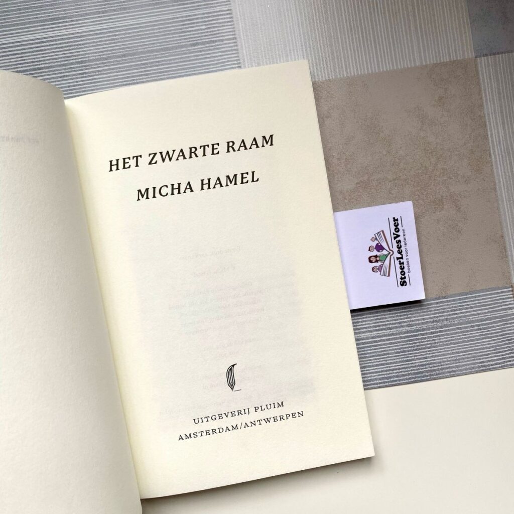 titelblad literaire roman michel hamel