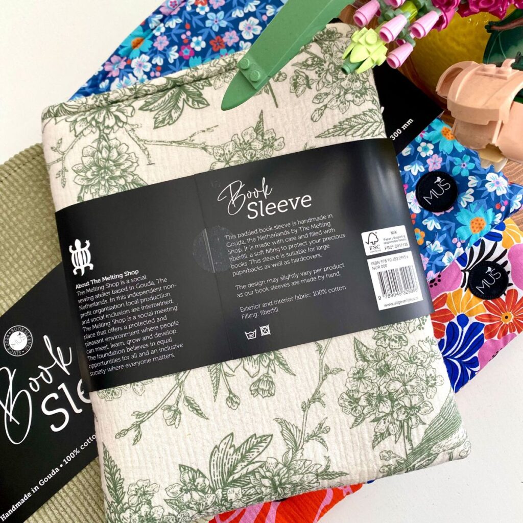 goed verhaal mooie book sleeves mus the melting shop gouda
