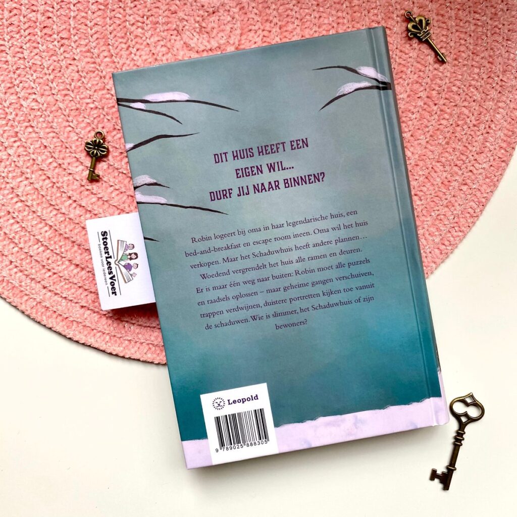 Ontsnappen uit het schaduwhuis Jenn Reese achterkant achterflap synopsis samenvatting cover kaft omslag boek