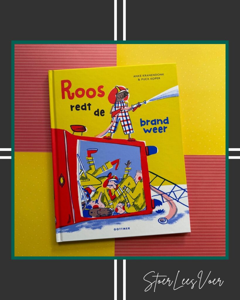 Roos redt de brandweer