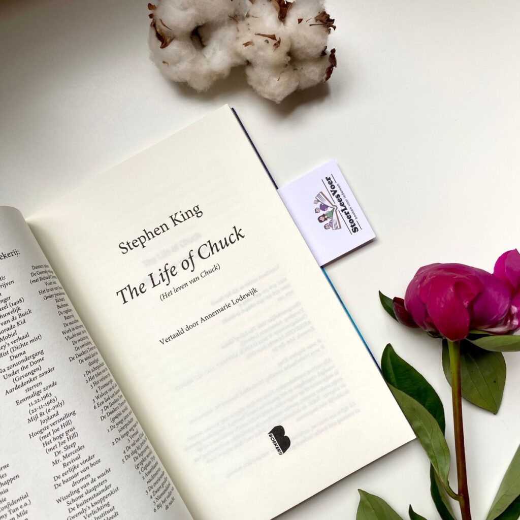 het leven van chuck titelblad novelle stephen king