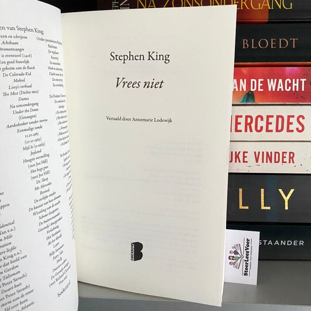 titelblad never flinch stephen king holly gibney boek