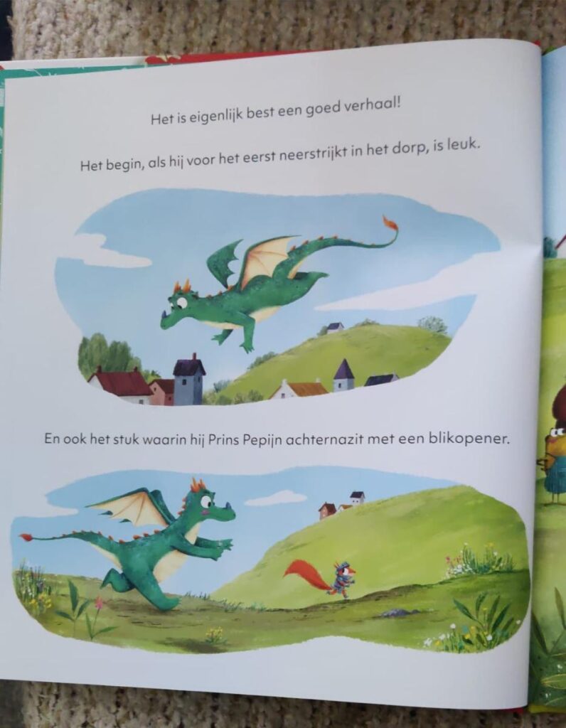 De niet zo dappere draak prenten