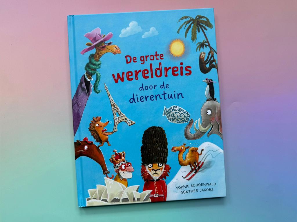 De grote wereldreis door de dierentuin kaft