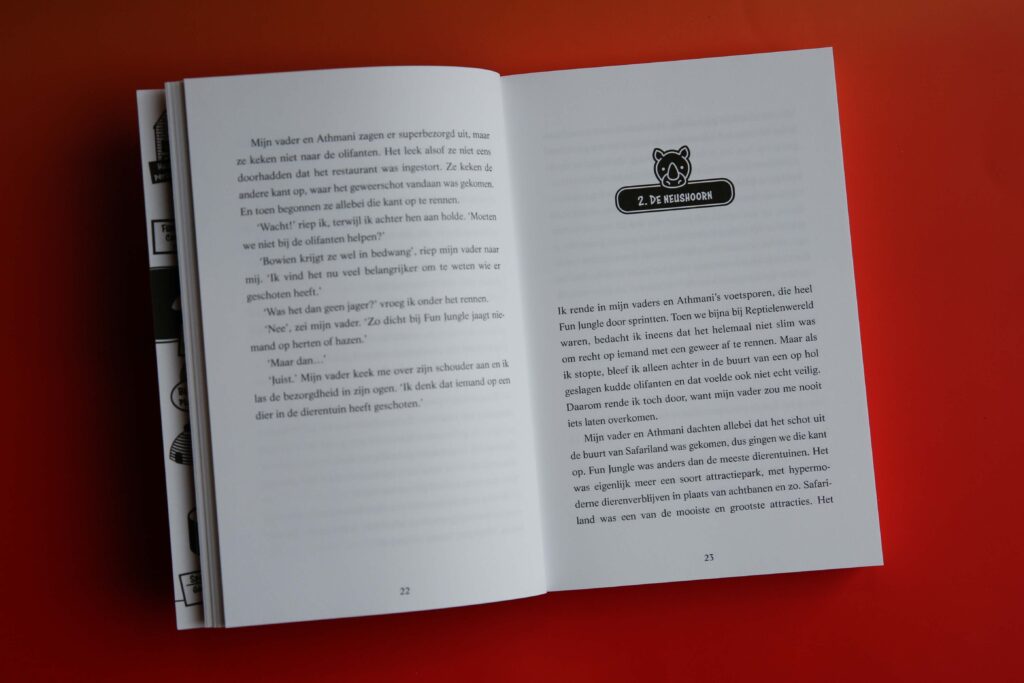 bladspiegel 1/3 pagina 22+23 Hoofdstuk 2 De Neurshoorn (alleen tekst)