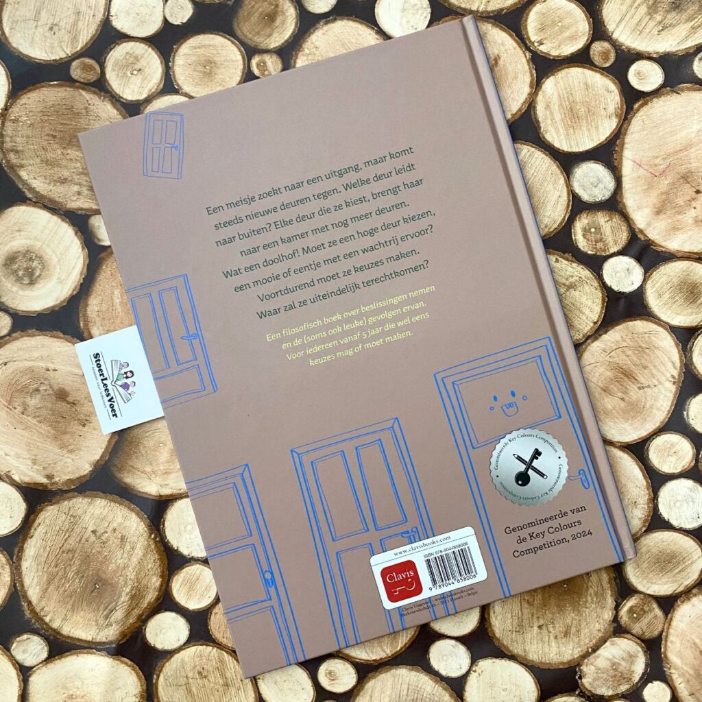 deur nancy kers filosofisch prentenboek achterkant achterflap synopsis samenvatting cover omslag kaft boek