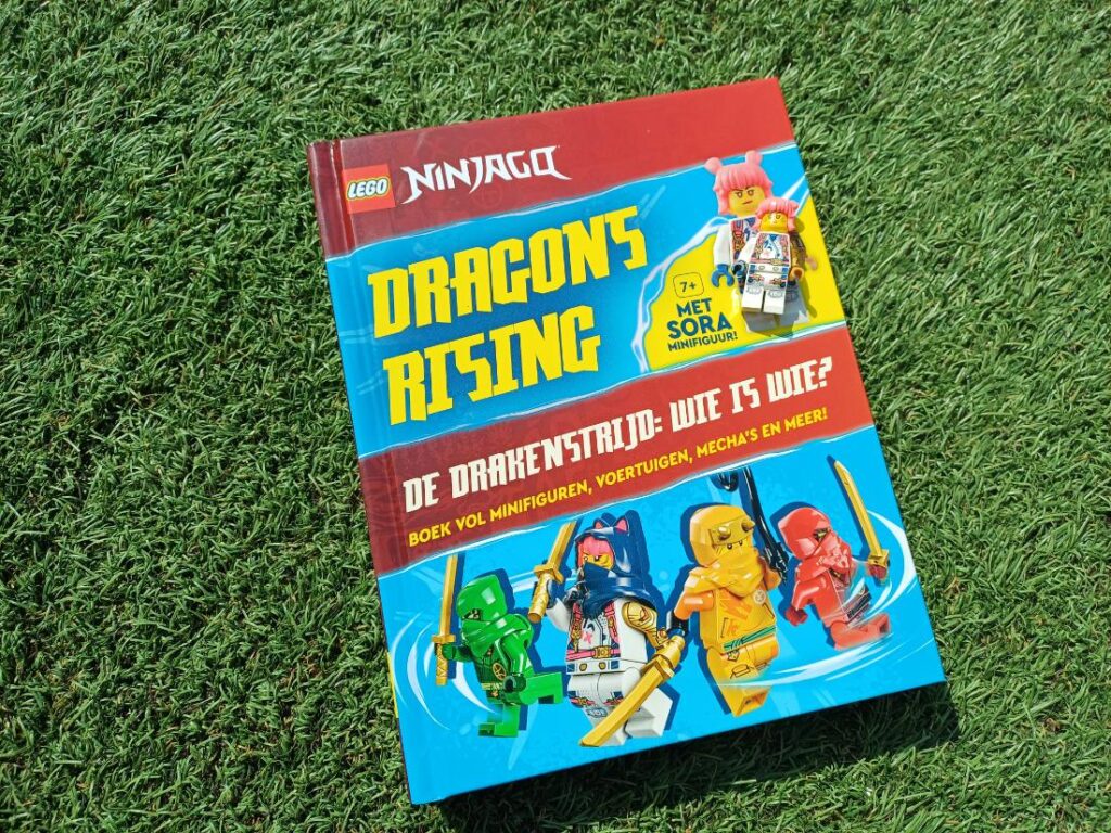 Dragons Rising - boek voorkant met minifiguur