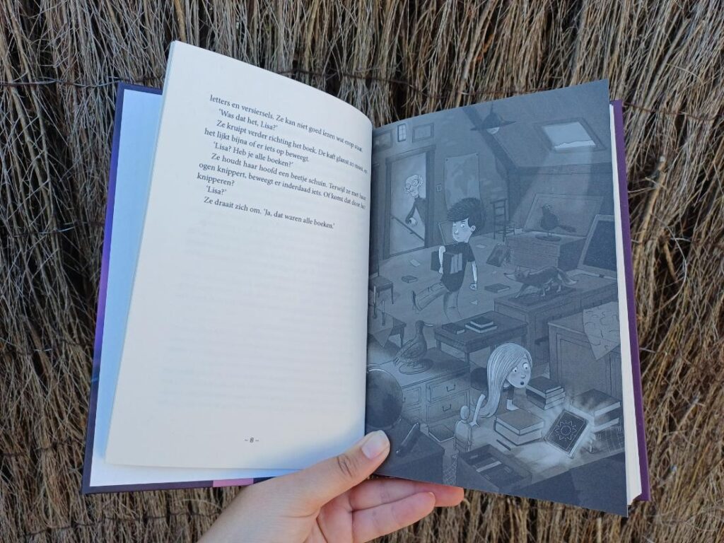 het boek met de letters