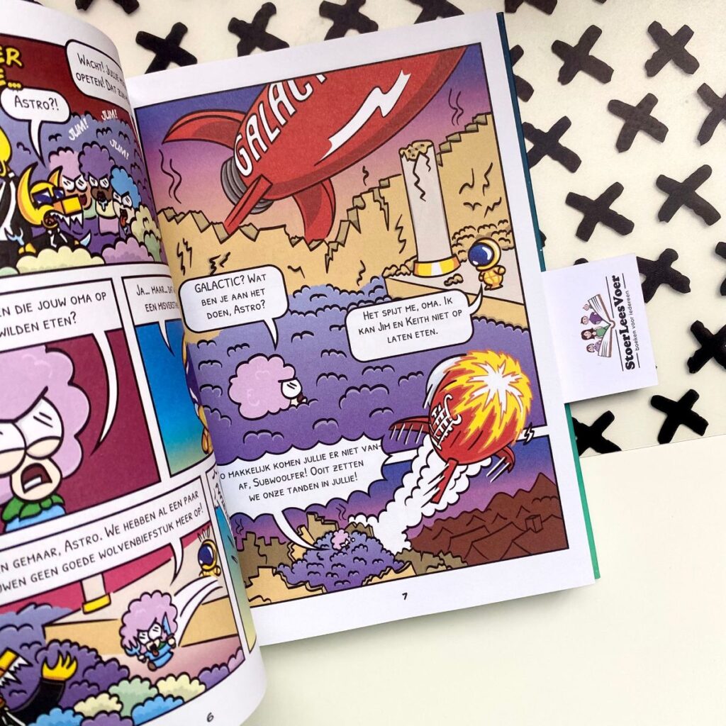 Subwoolfer 2 de wraak van de oma's  hoofdstuk tekst illustraties martin aars ben adams