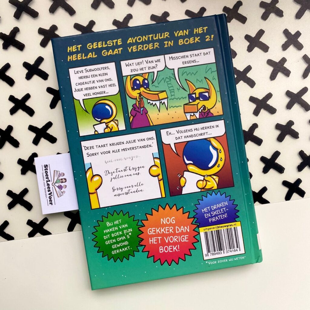 De wraak van de oma's subwoolfer 2 achterkant achterflap synopsis samenvatting kaft cover omslag kaft gele wolven graphic novel