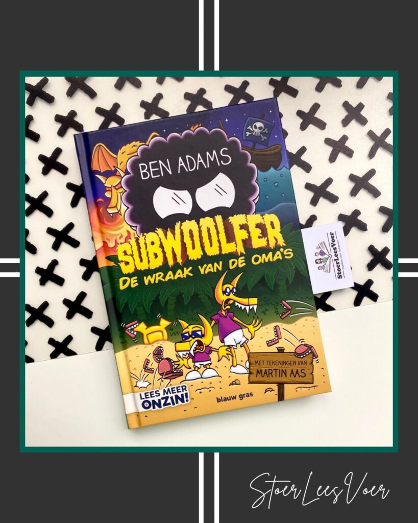 De wraak van de oma's subwoolfer 2 voorkant cover omslag kaft gele wolven graphic novel