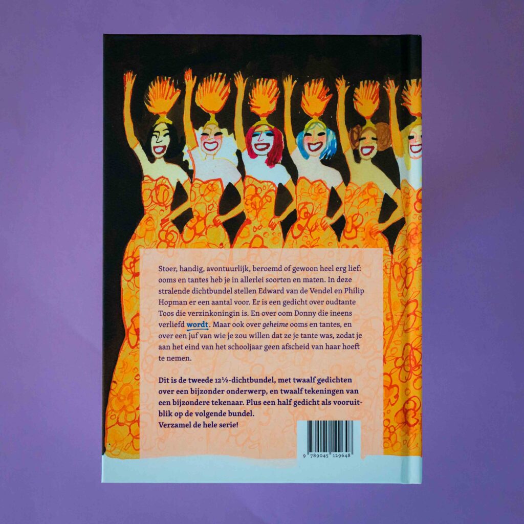 achterkant 12,5 gedichten door Edward van de Vendel