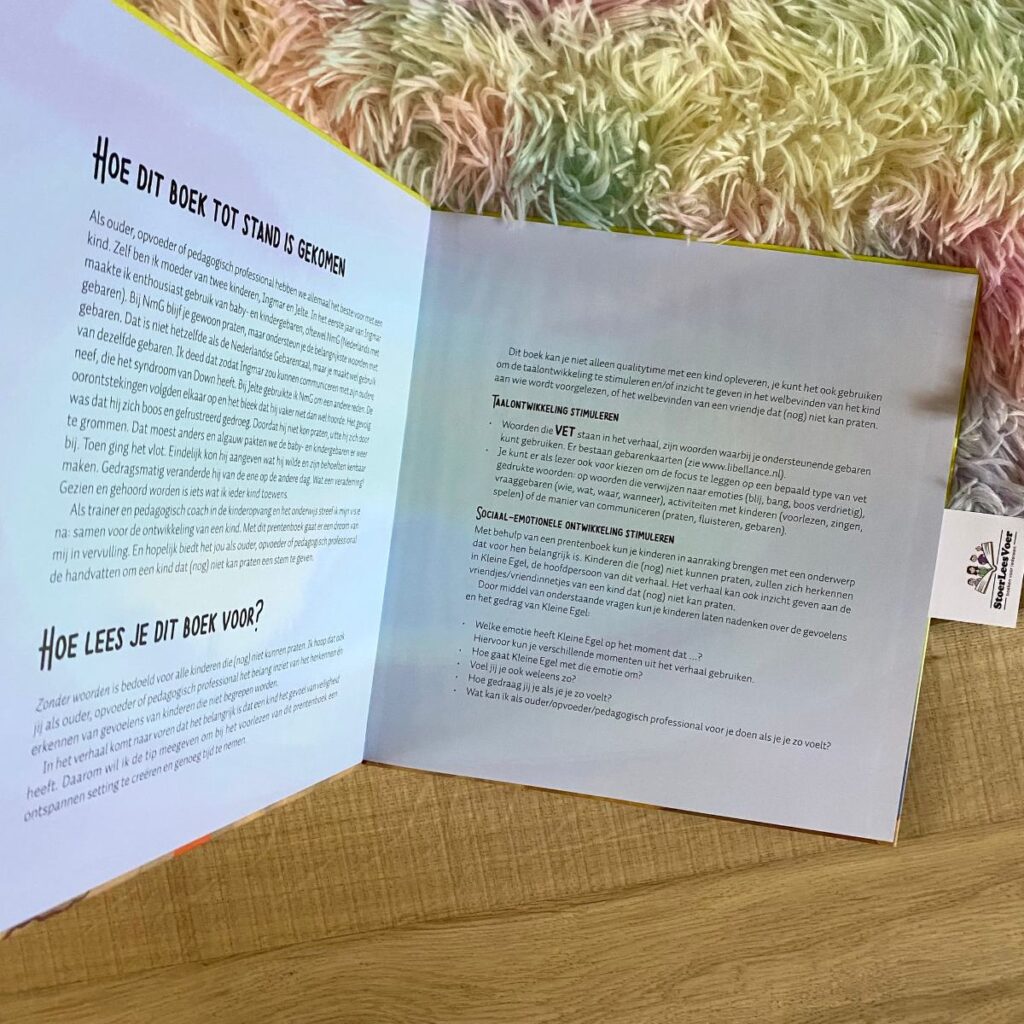 schutblad uitleg gebruik prentenboek sanne van mulligen danielle schothorst